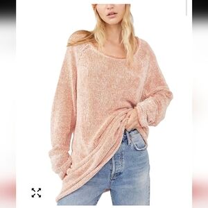 Free People Lennox Carrot Cake Sweater S